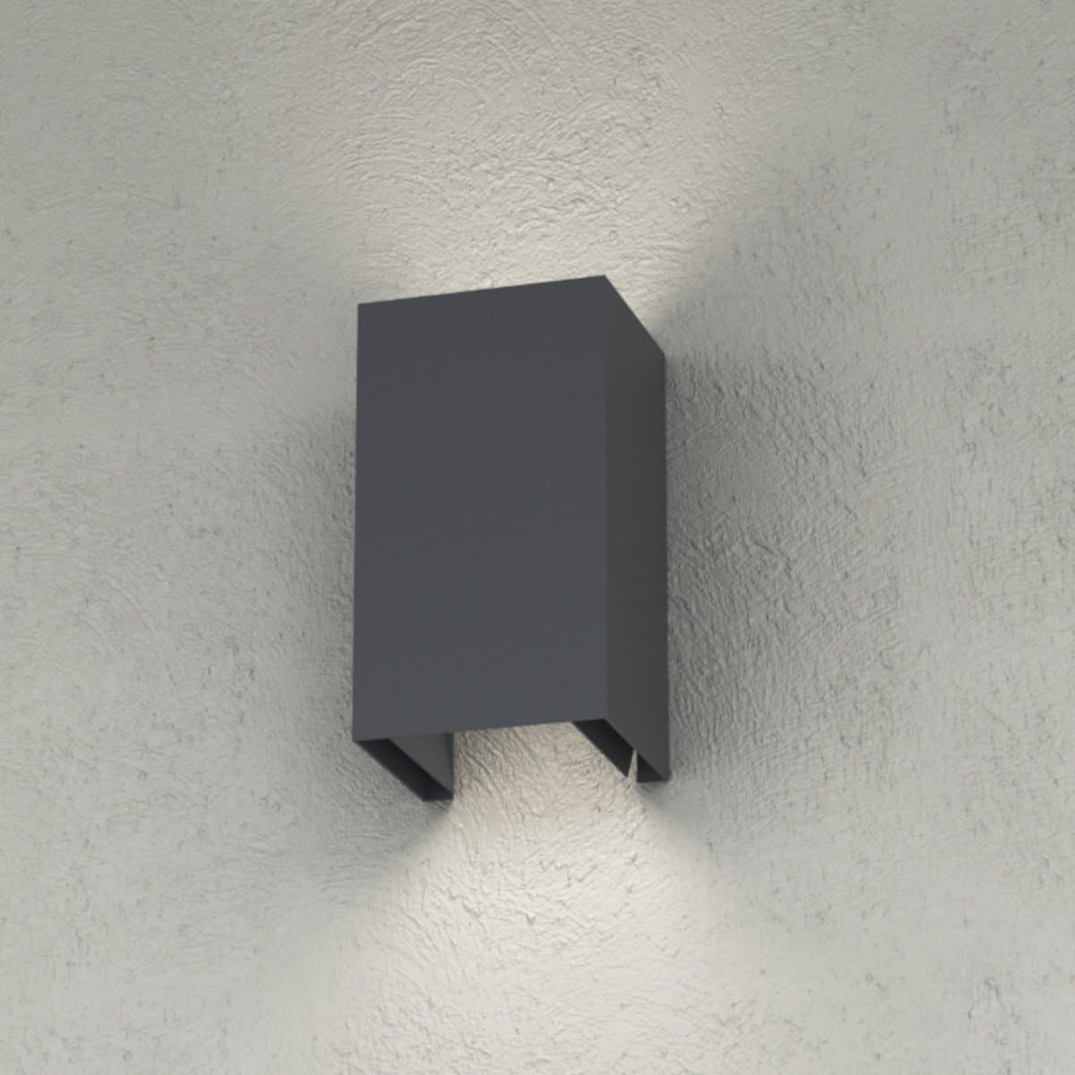 Applique moderno Top Light SPA PLUS AP GX53 LED IP54 alluminio vetro biemissione - 5