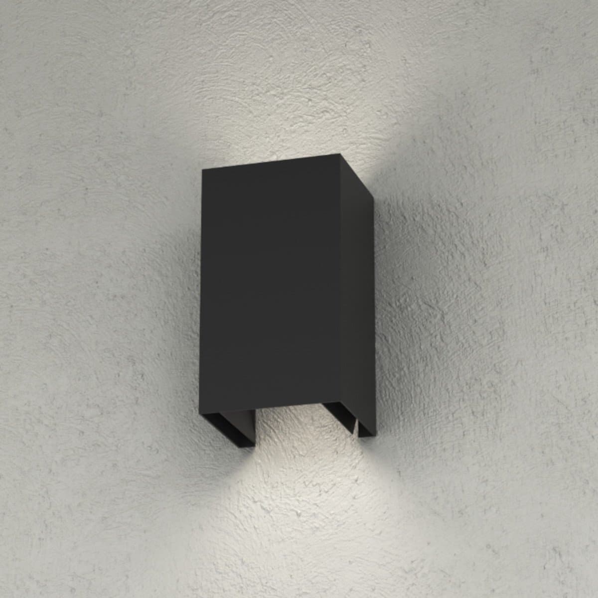 Applique moderno Top Light SPA PLUS AP GX53 LED IP54 alluminio vetro biemissione - 7