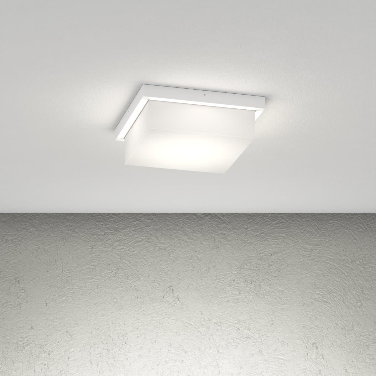 Plafoniera moderno Top Light MIAMI Q BI GX53 LED IP54 alluminio policarbonato - 2