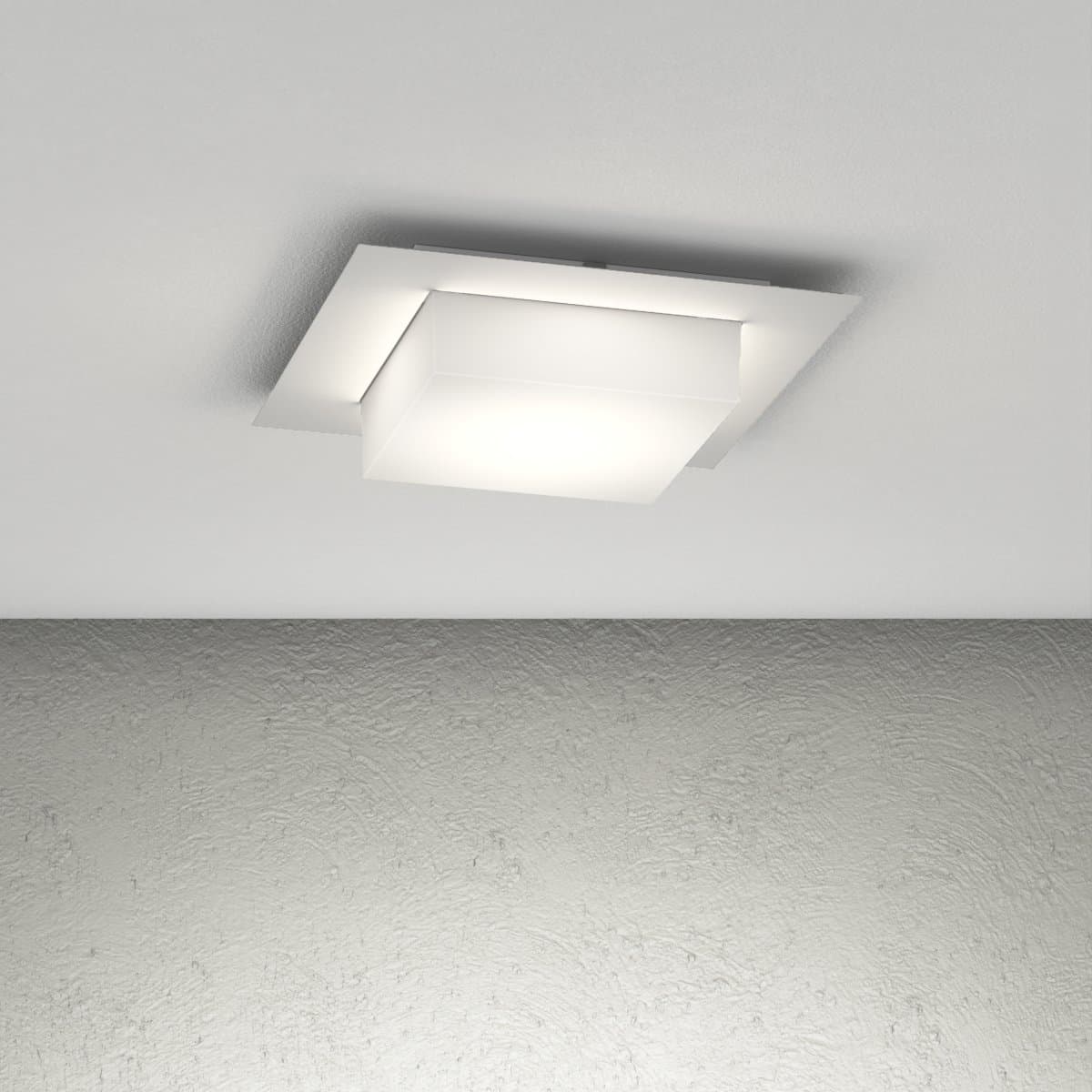 Plafoniera moderno Top Light MIAMI PLUS Q GX53 LED IP54 alluminio policarbonato - 20