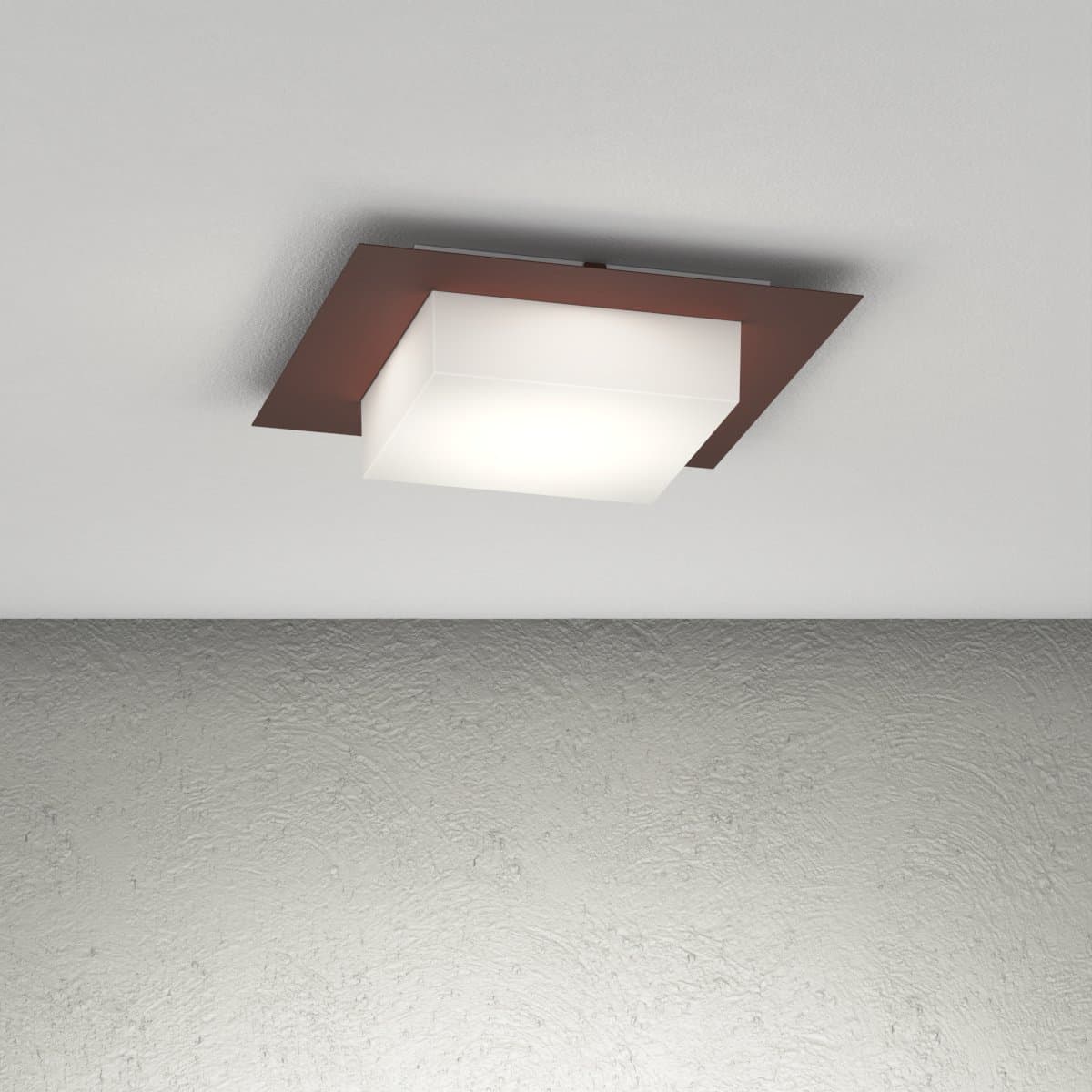 Plafoniera moderno Top Light MIAMI PLUS Q GX53 LED IP54 alluminio policarbonato - 11