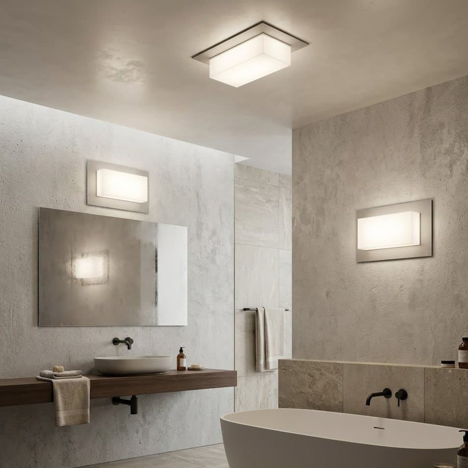 Plafoniera moderno Top Light MIAMI PLUS R GX53 LED IP54 alluminio policarbonato - 14