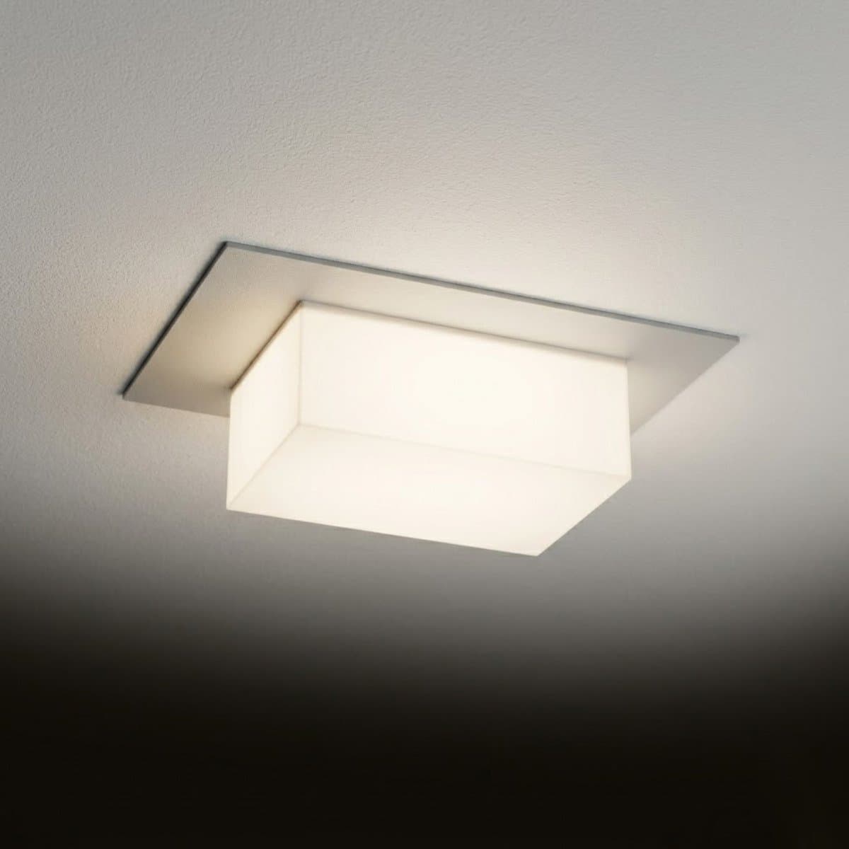 Plafoniera moderno Top Light MIAMI PLUS R GX53 LED IP54 alluminio policarbonato - 2