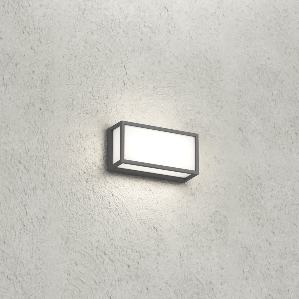 Applique moderno Top Light OSAKA RP GX53 LED IP54 alluminio policarbonato - 15