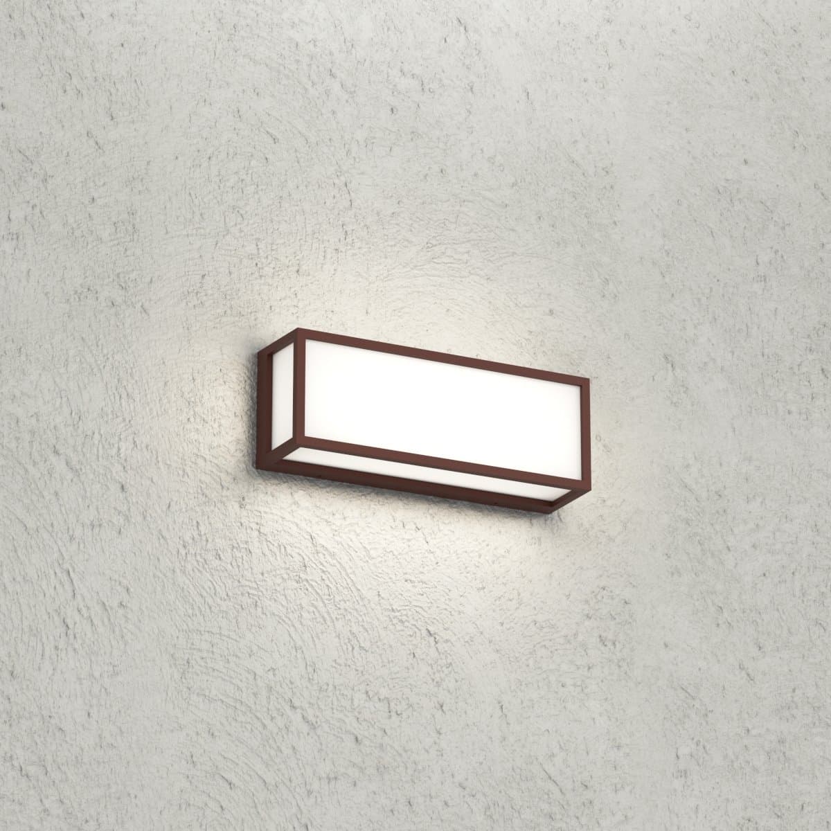 Applique moderno Top Light OSAKA RG GX53 LED IP54 alluminio policarbonato - 2