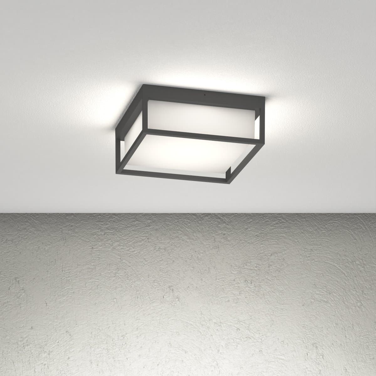 Plafoniera moderna Top Light OSAKA Q GX53 LED IP54 alluminio policarbonato - 18