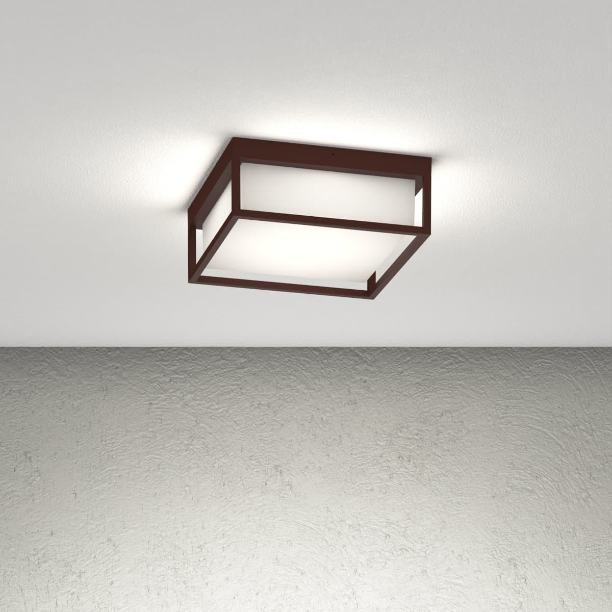Plafoniera moderna Top Light OSAKA Q GX53 LED IP54 alluminio policarbonato - 10