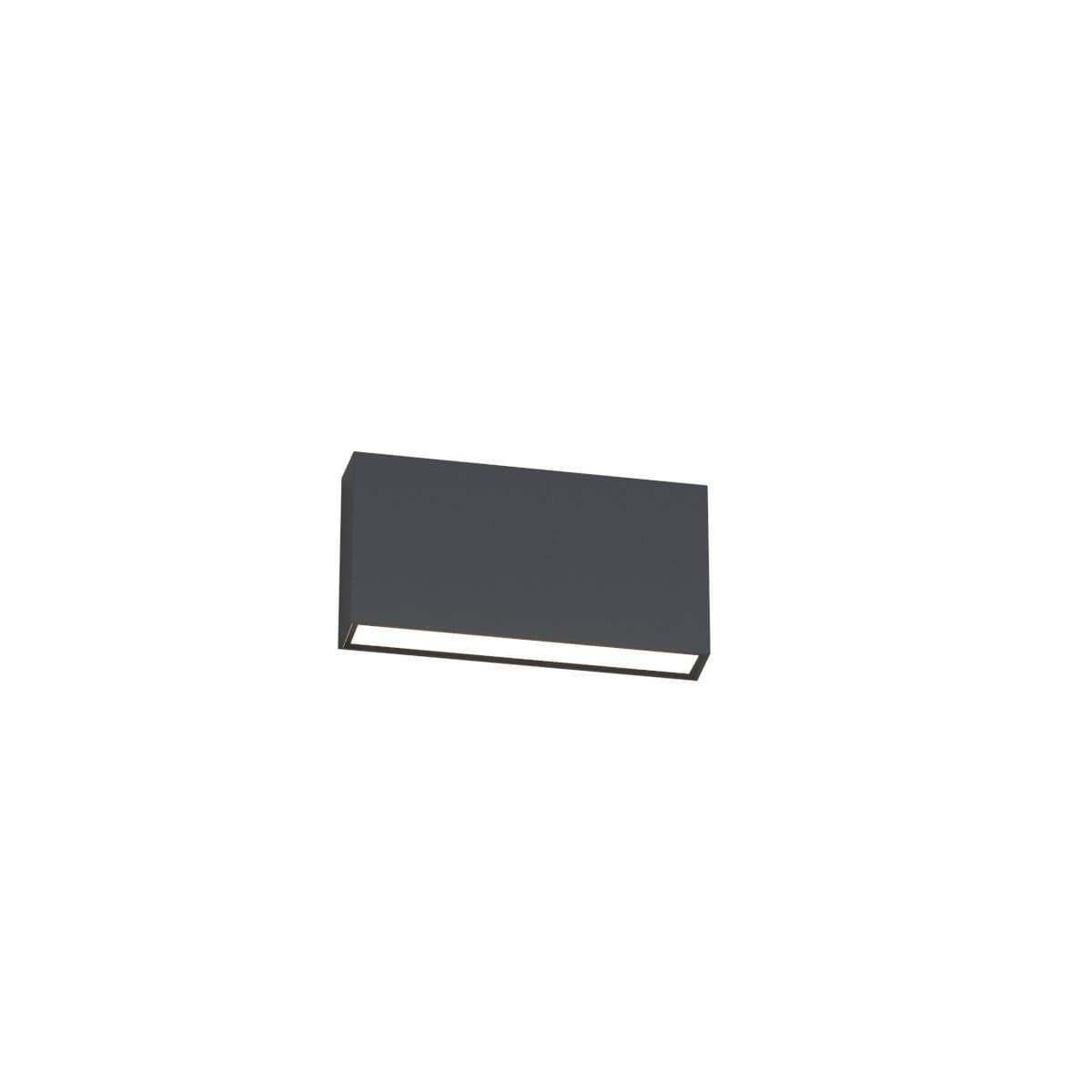 Applique LED Top Light MADRID 18 IP65 CCT biemissione alluminio vetro - 15