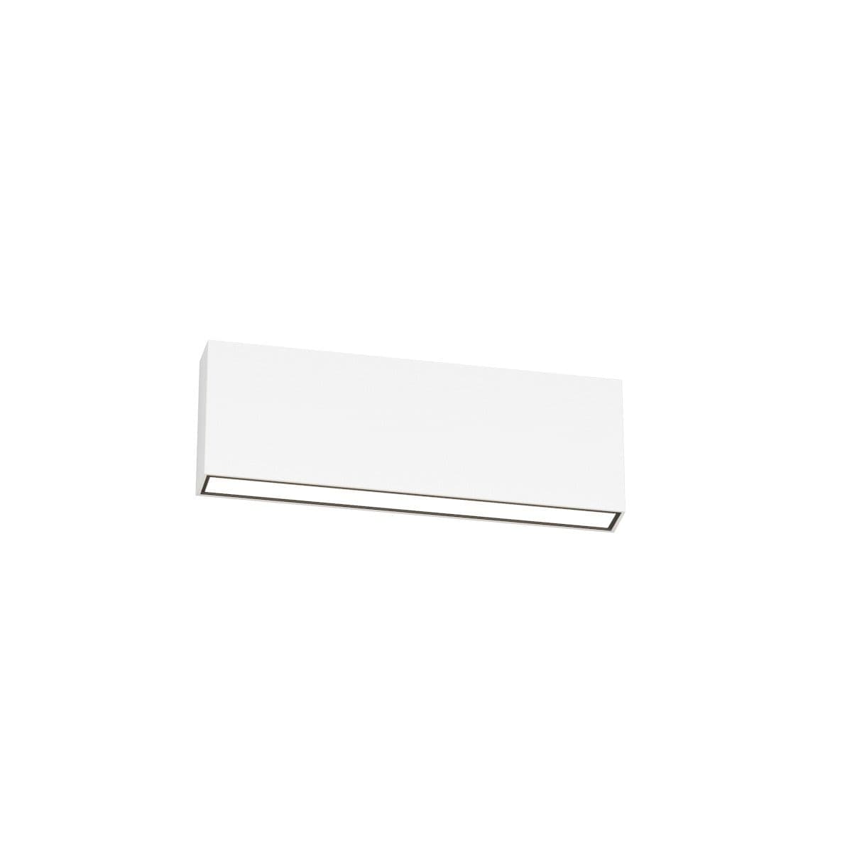 Applique LED Top Light MADRID 26 IP65 CCT biemissione alluminio vetro - 4