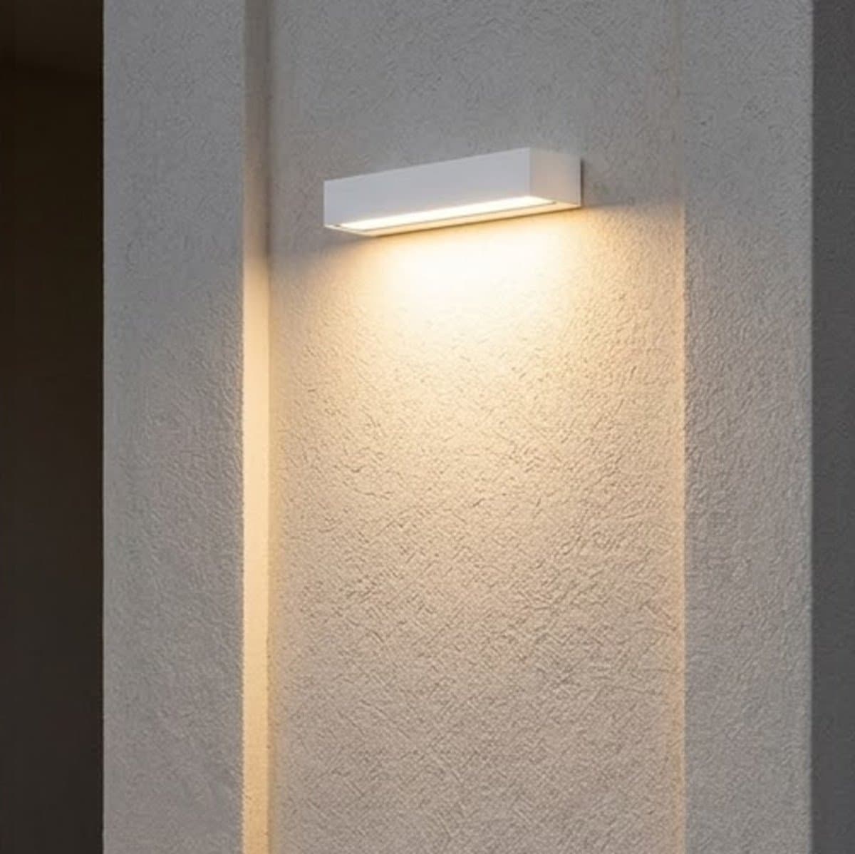 Applique LED Top Light PORTO 22M IP65 CCT monoemissione alluminio vetro - 3