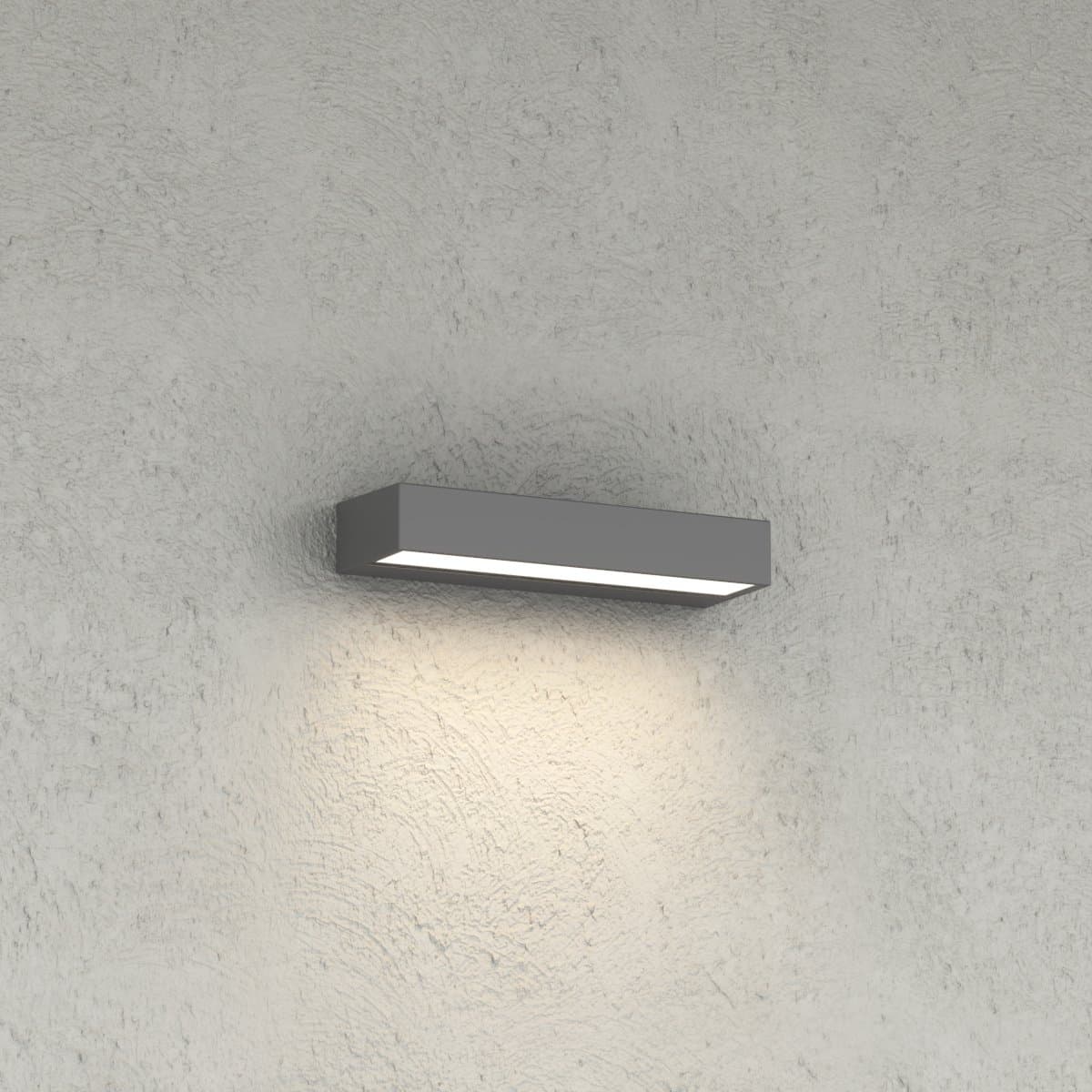 Applique LED Top Light PORTO 22M IP65 CCT monoemissione alluminio vetro - 7