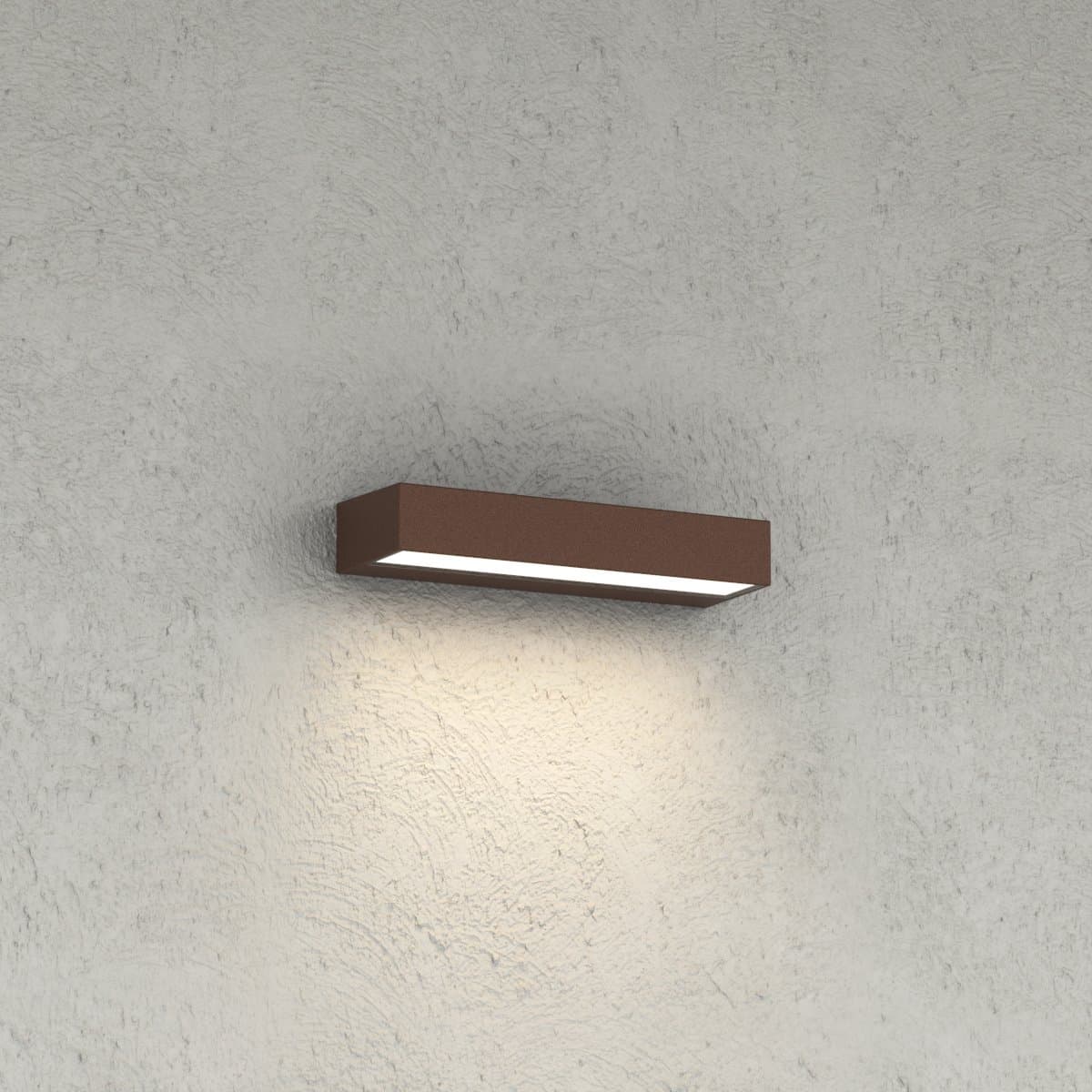 Applique LED Top Light PORTO 22M IP65 CCT monoemissione alluminio vetro - 9