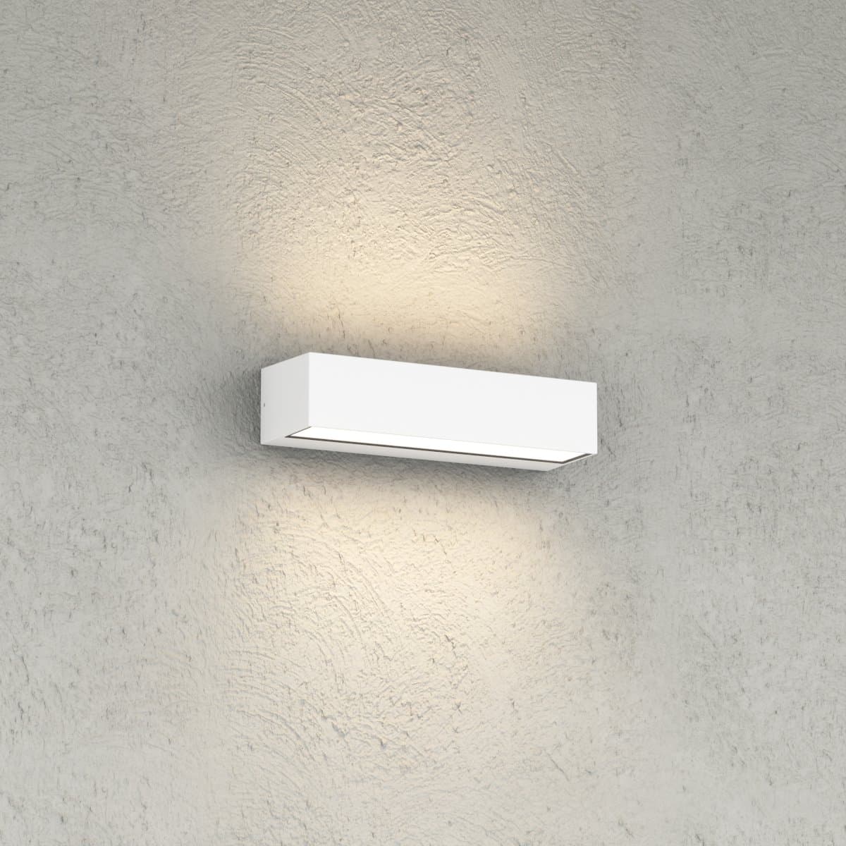 Applique LED Top Light PORTO 22B IP65 CCT biemissione alluminio vetro - 6