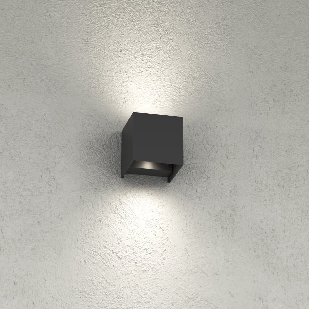 Applique LED Top Light PERTH AP IP65 CCT biemissione alluminio - 2