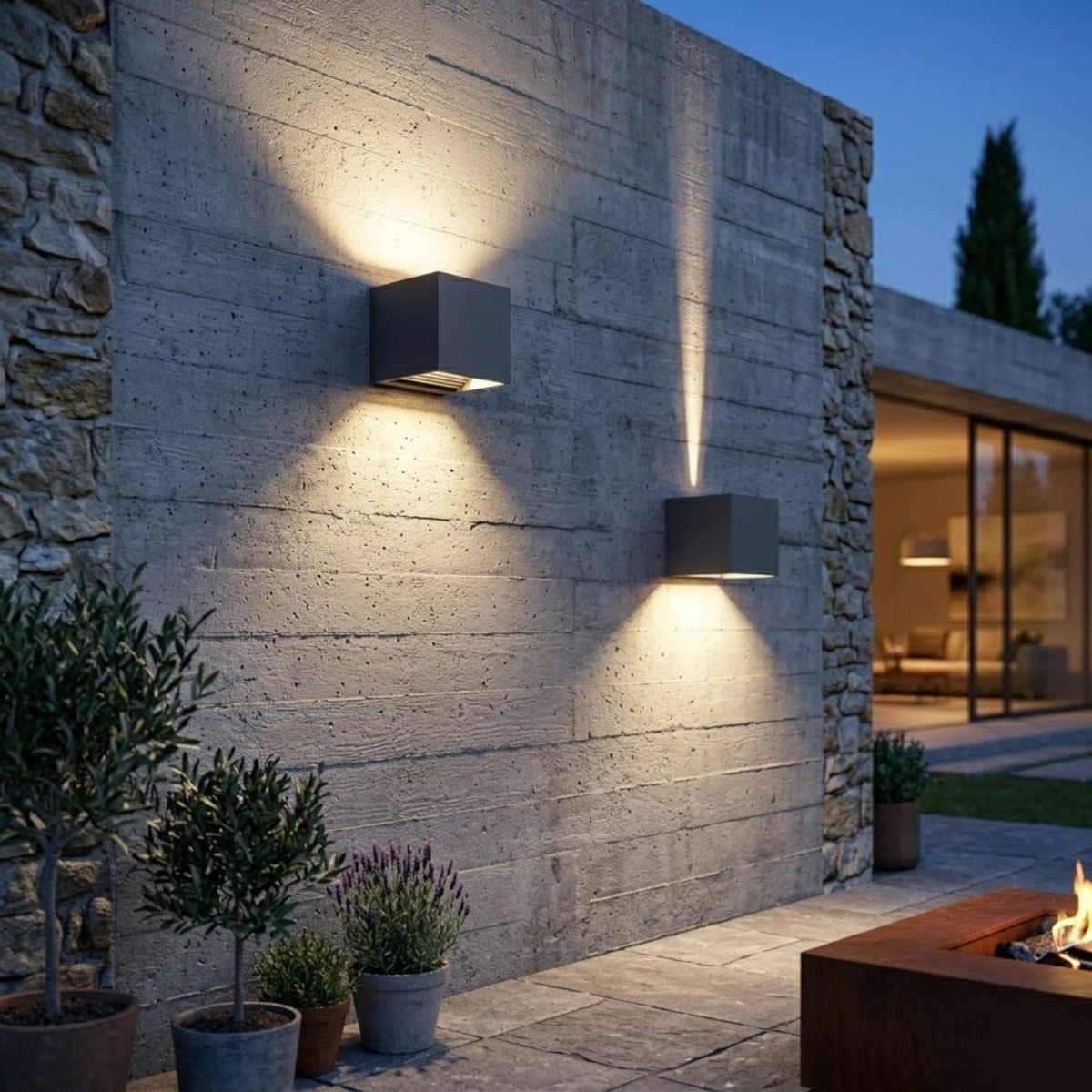 Applique LED Top Light PERTH AP IP65 CCT biemissione alluminio - 4