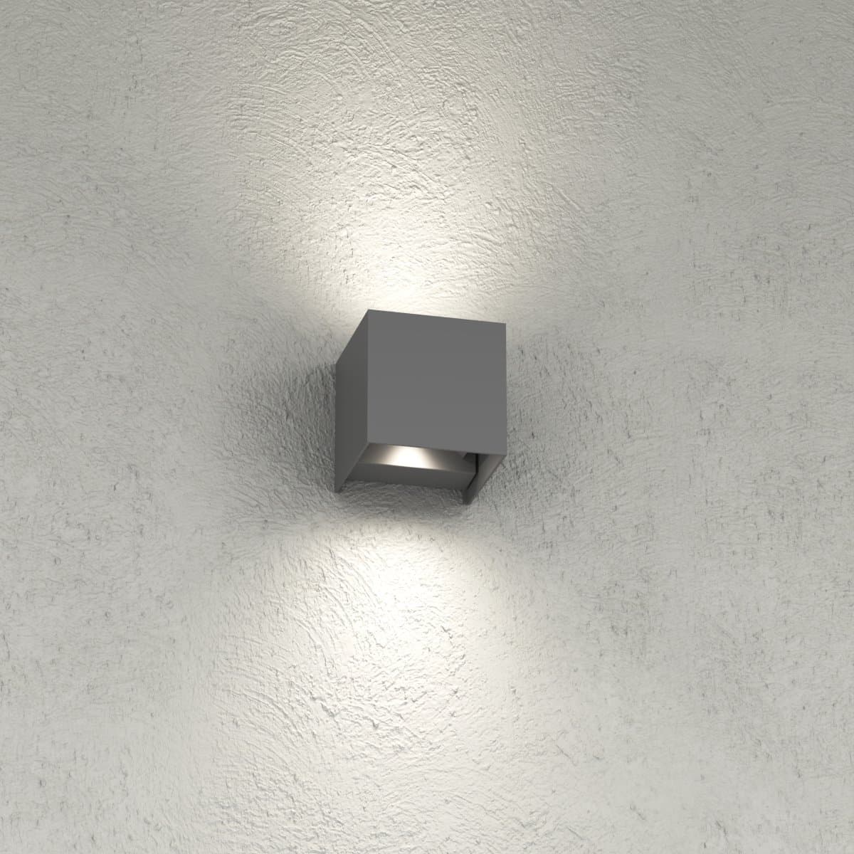 Applique LED Top Light PERTH AP IP65 CCT biemissione alluminio - 8