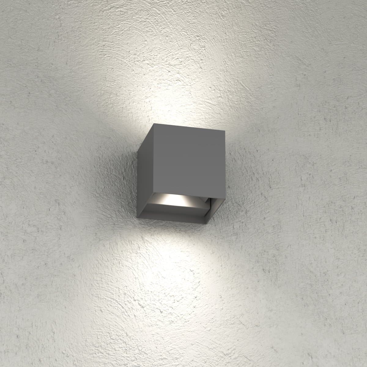 Applique LED Top Light PERTH AG IP65 CCT biemissione alluminio - 2