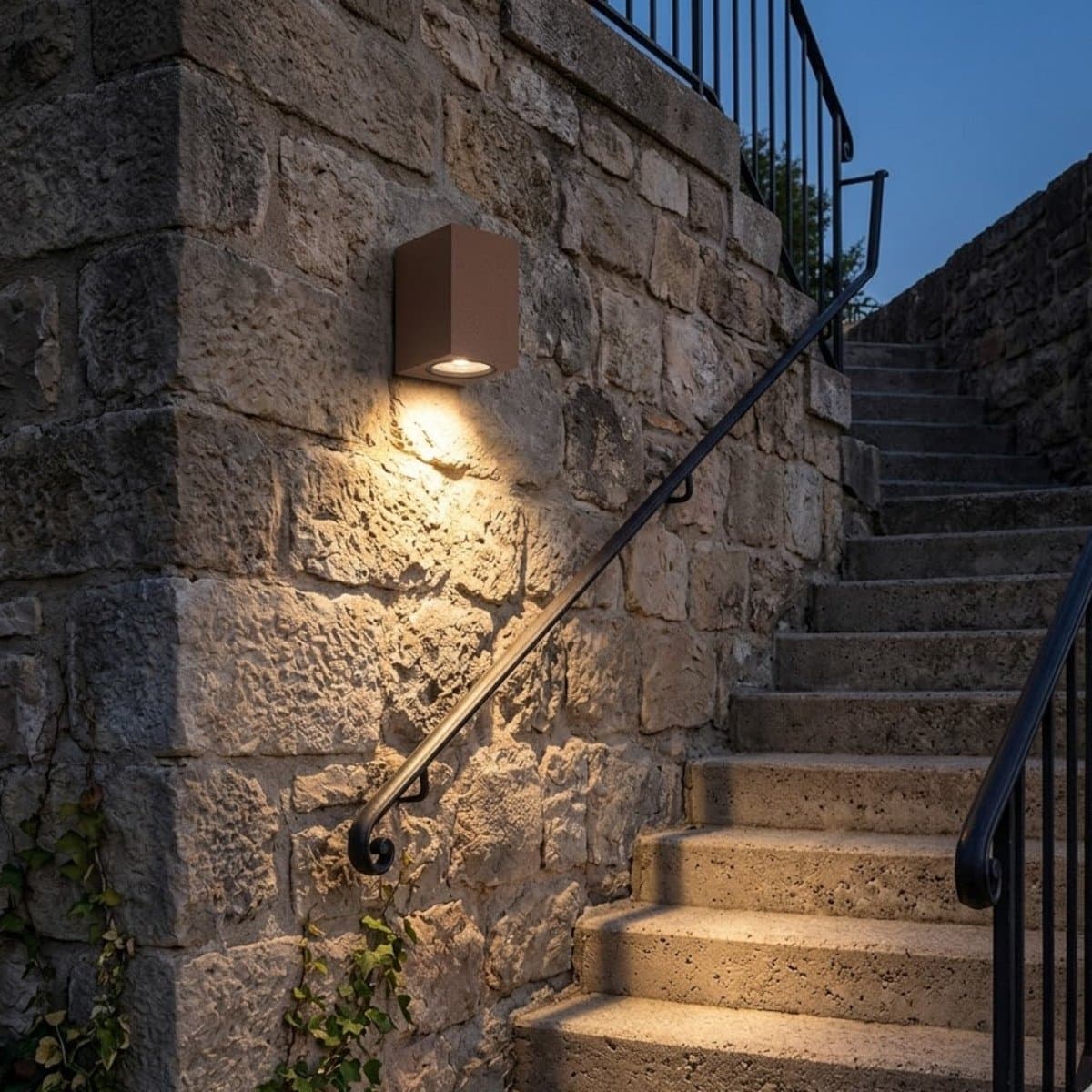 Applique classico Top Light ATENE AP CO GU10 LED IP65 monoemissione alluminio - 3