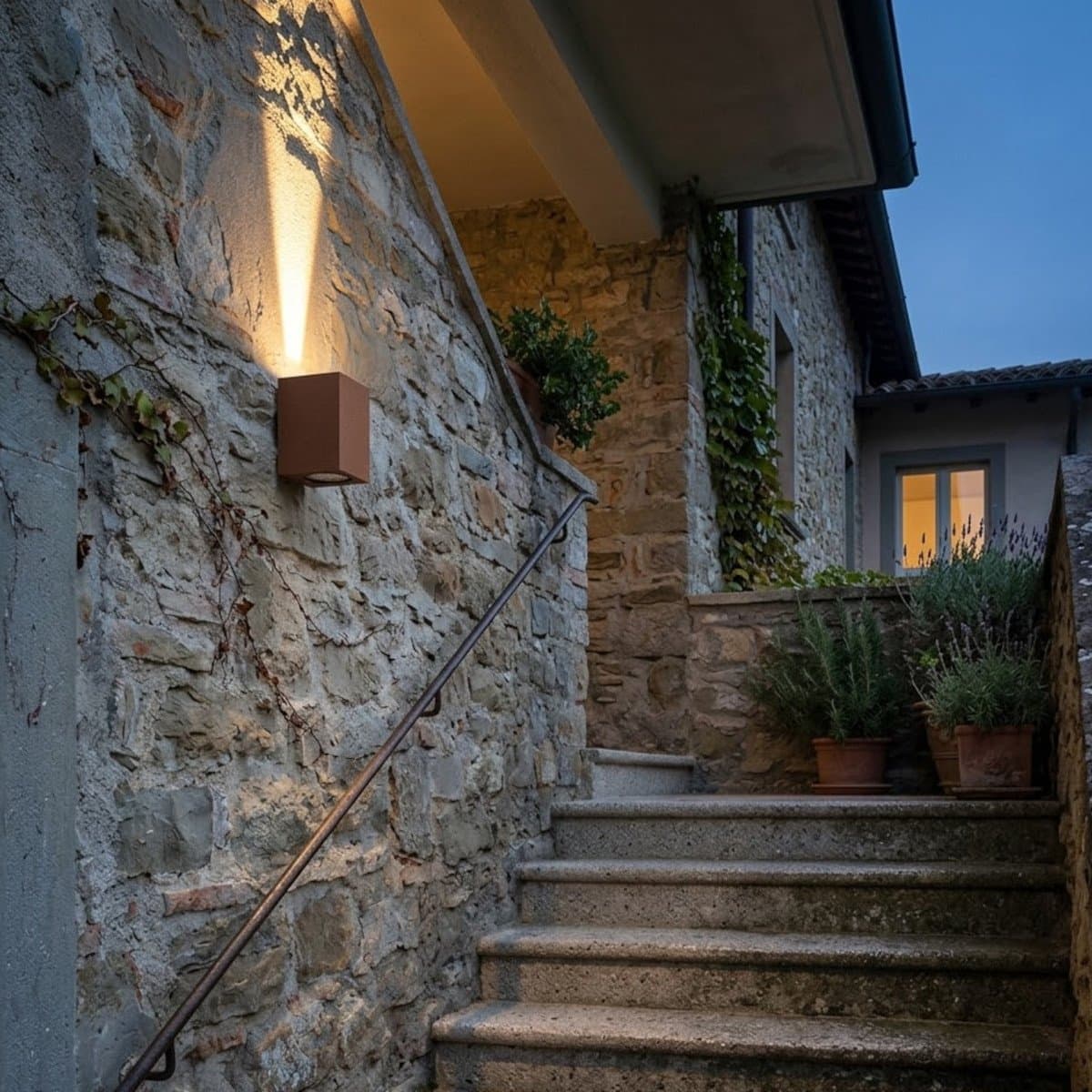 Applique classico Top Light ATENE AP CO GU10 LED IP65 monoemissione alluminio - 4