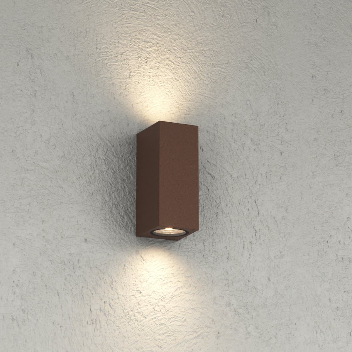 Applique classico Top Light ATENE AG CO GU10 LED IP65 Biemissione alluminio - 2