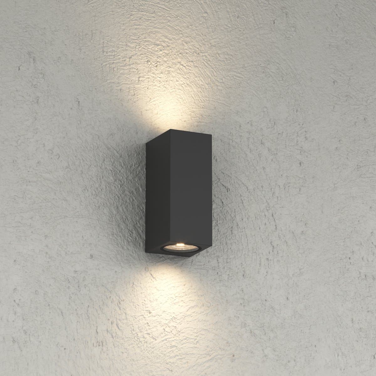 Applique moderno Top Light ATENE AG GU10 LED IP65 Biemissione alluminio - 2
