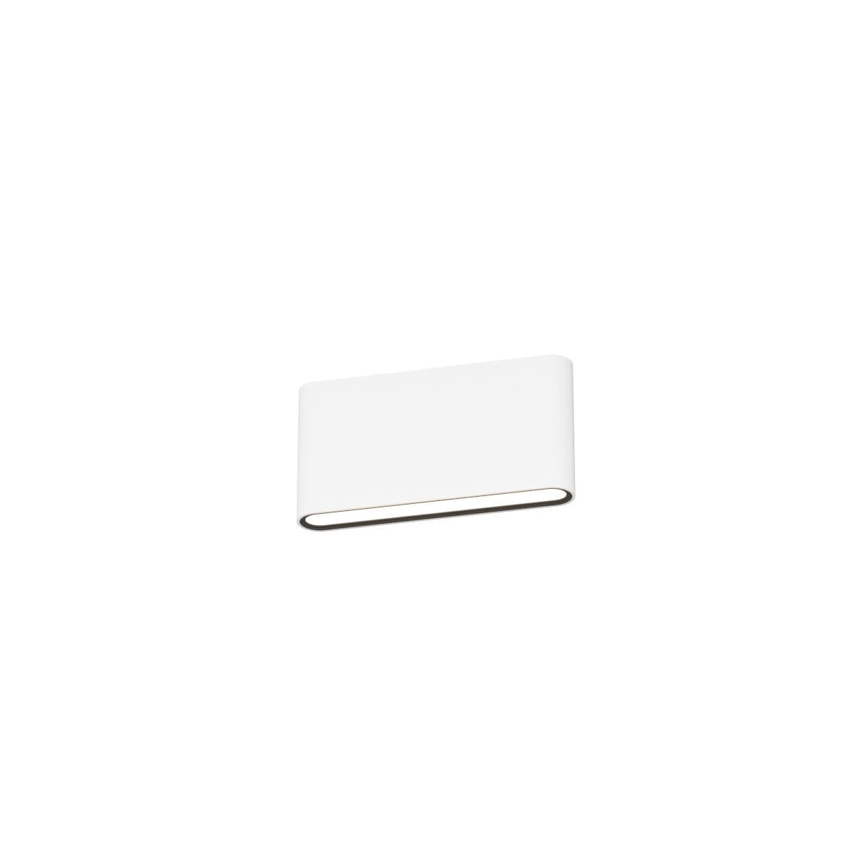 Applique LED Top Light LIMA 18 IP54 CCT biemissione alluminio vetro - 12
