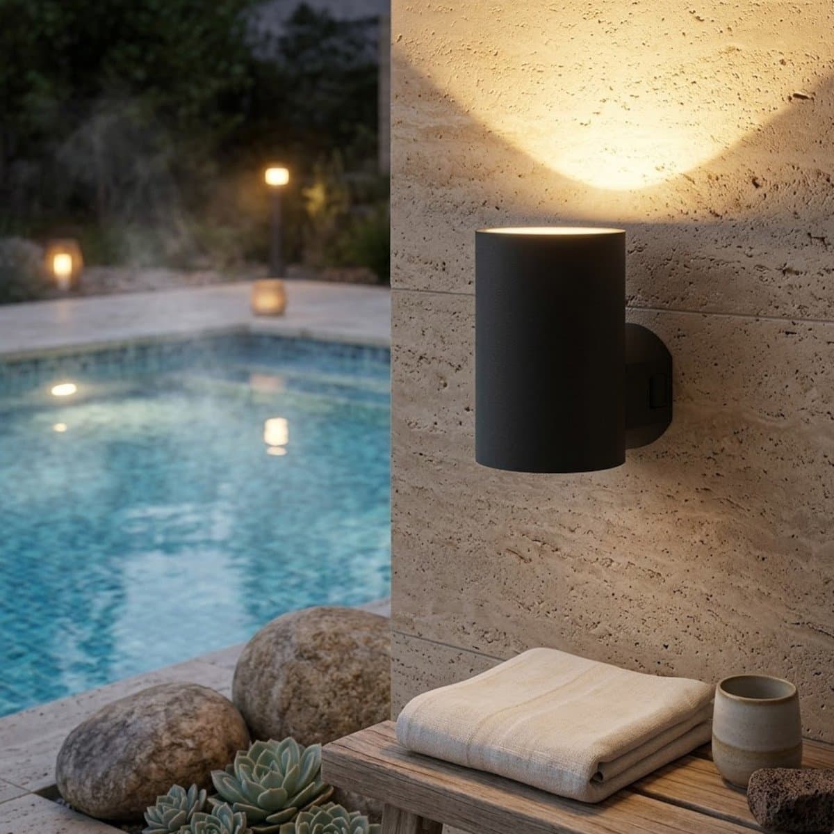 Applique moderno Lampadari Bartalini IDOR R1 LED IP65 termoplastico monoemissione - 3