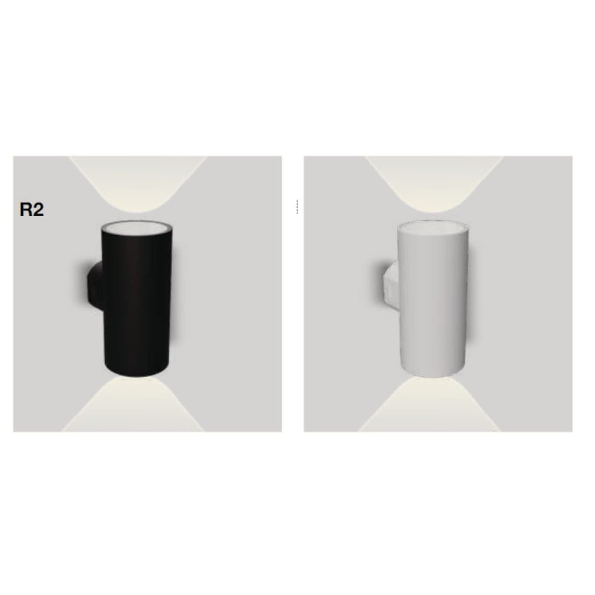 Applique moderno Lampadari Bartalini IDOR R2 LED CCT IP65 termoplastico biemissione - 6