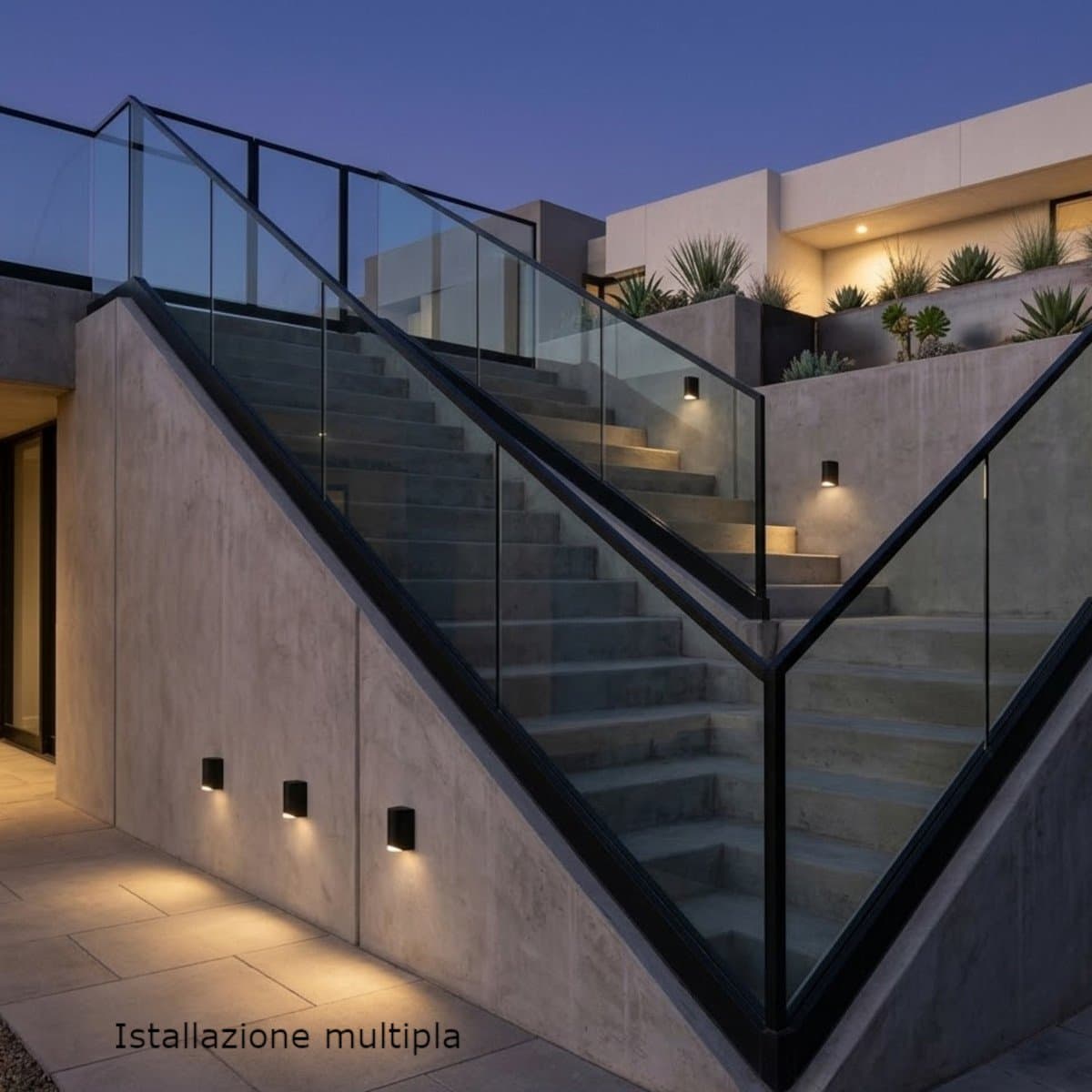 Applique moderno Lampadari Bartalini PORD ONE GU10 LED IP54 alluminio monoemissione - 3
