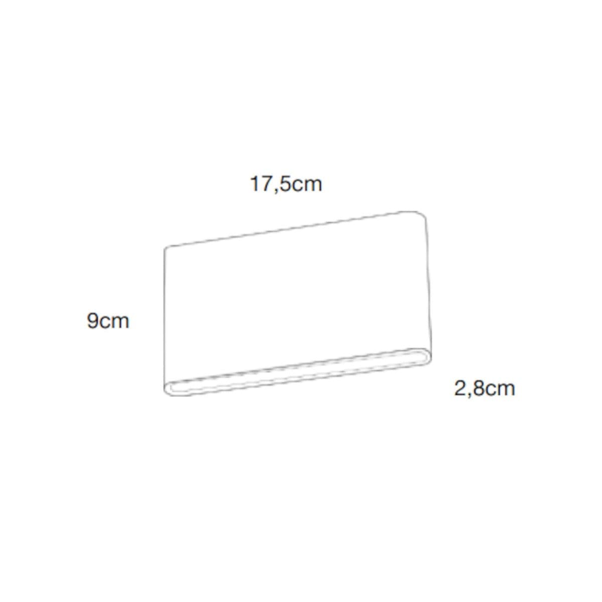 Applique led Lampadari Bartalini IFLAMA CCT IP65 alluminio biemissione - 5