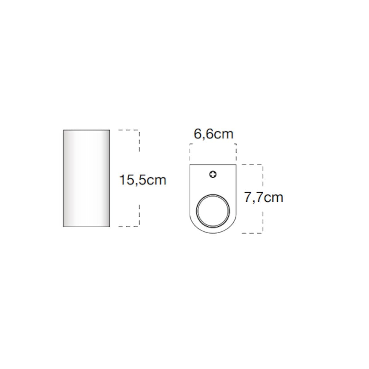 Applique moderno Lampadari Bartalini PORD TWO GU10 LED IP54 alluminio biemissione - 11