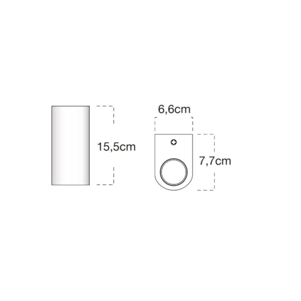 Applique moderno Lampadari Bartalini PORD TWO GU10 LED IP54 alluminio biemissione - 6