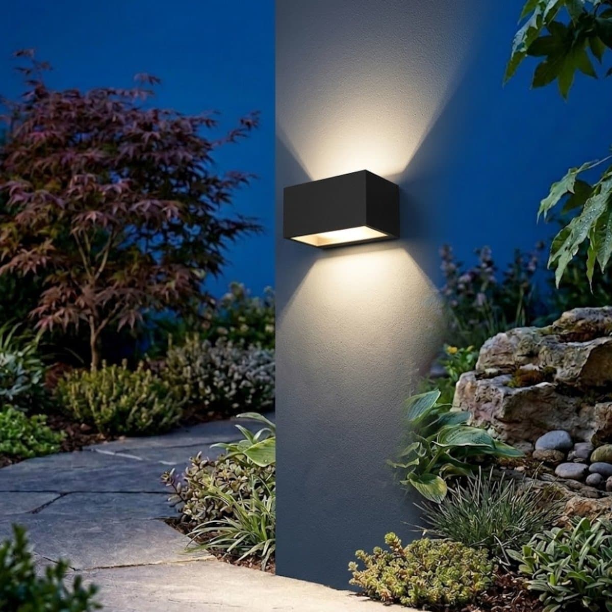 Applique led Lampadari Bartalini KCIRB SHORT CCT IP54 alluminio biemissione - 2
