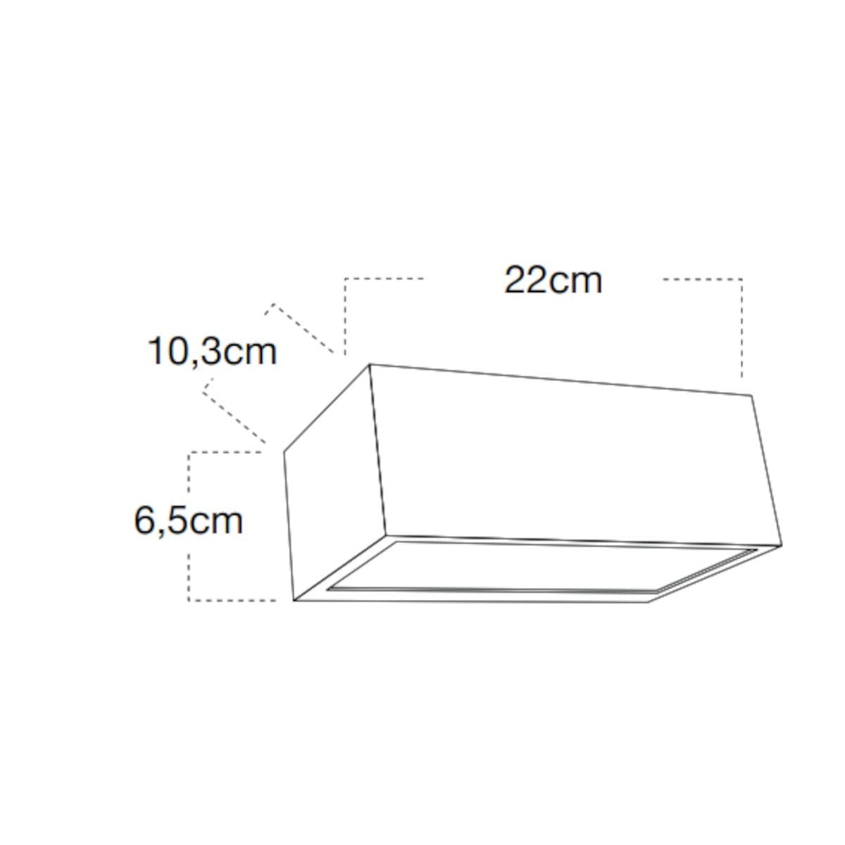 Applique led Lampadari Bartalini KCIRB MEDIUM CCT IP54 alluminio biemissione - 5