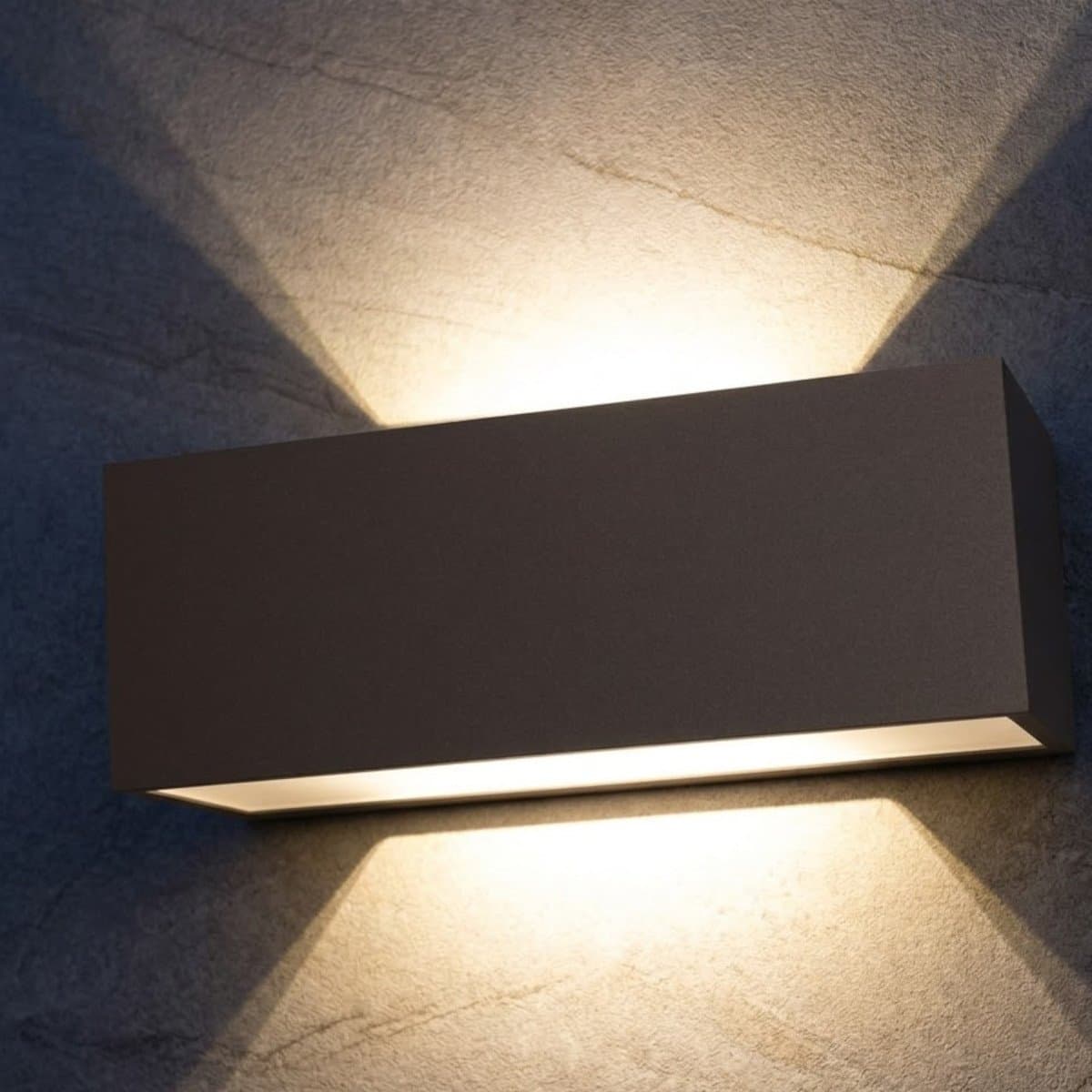 Applique led Lampadari Bartalini KCIRB LONG CCT IP54 alluminio biemissione - 2