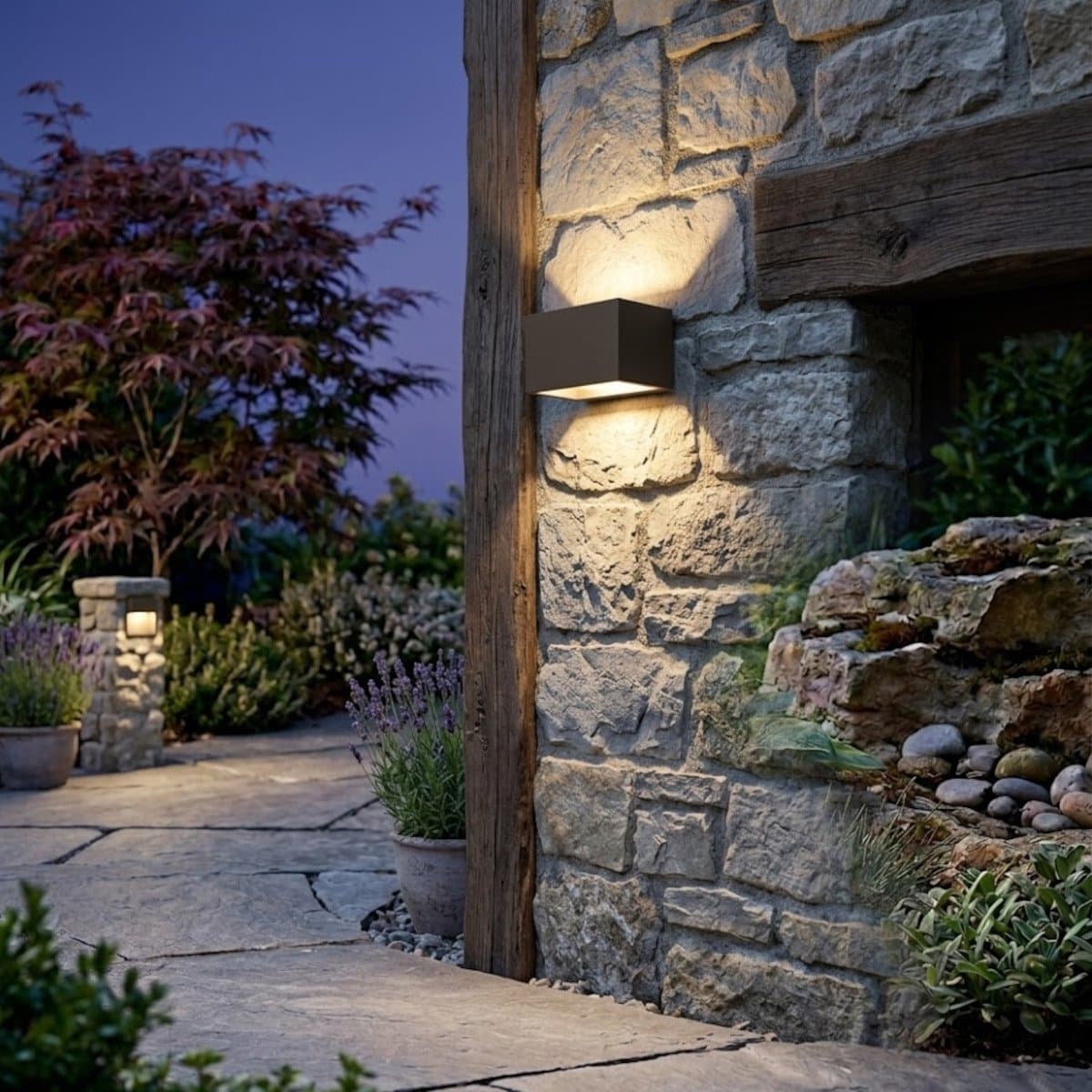Applique led Lampadari Bartalini KCIRB LONG CCT IP54 alluminio biemissione - 3