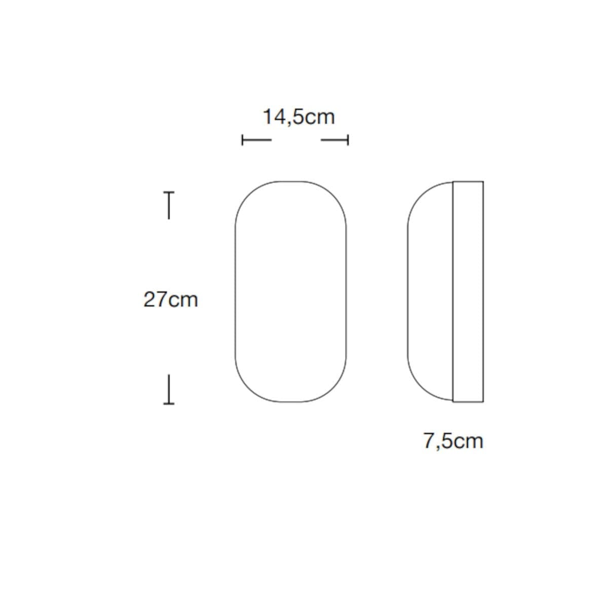 Applique moderna Lampadari Bartalini OILAP O 20 LED CCT IP65 policarbonato - 6