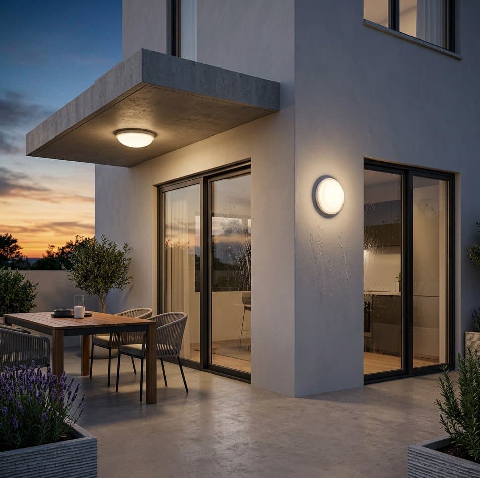 Plafoniera moderna Lampadari Bartalini OILAP R 15 LED CCT IP65 policarbonato - 2
