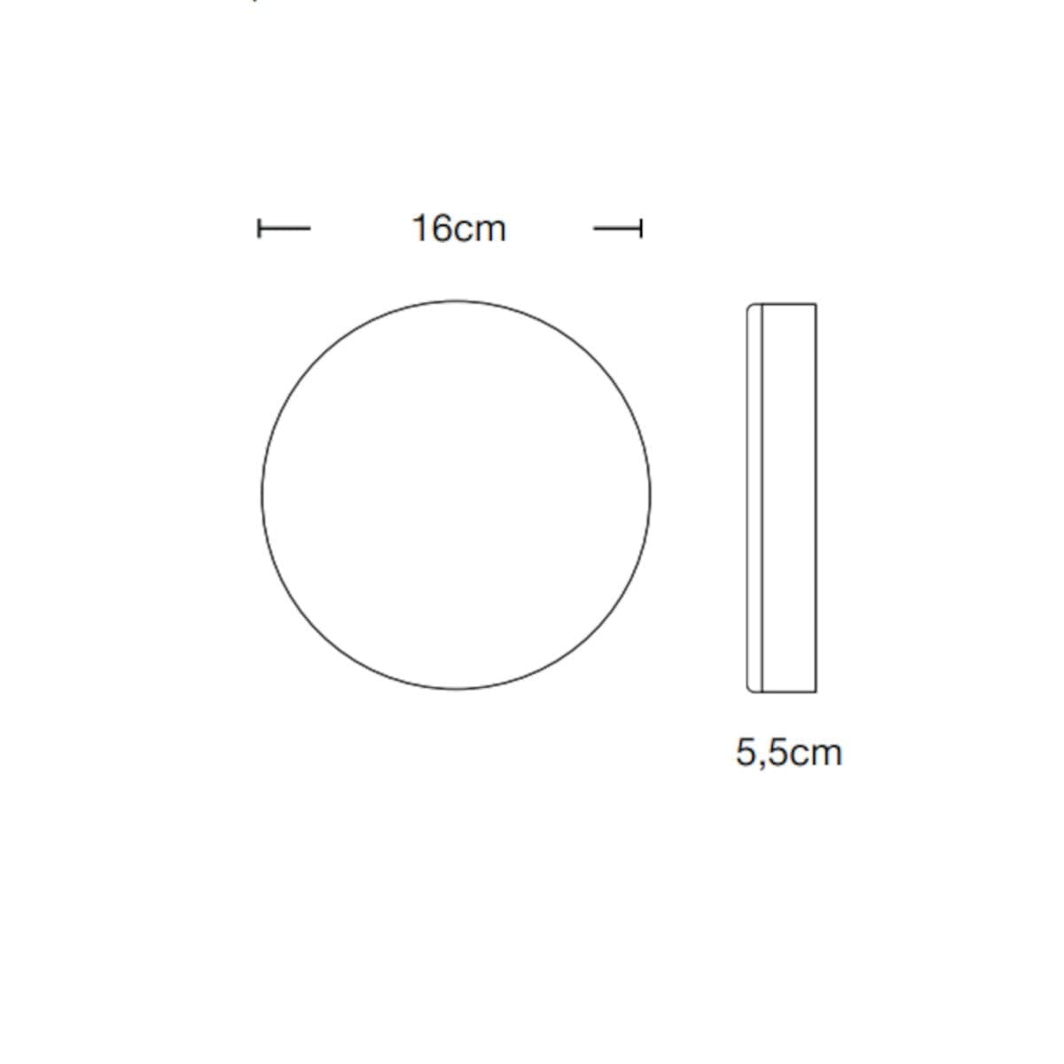 Plafoniera moderna Lampadari Bartalini OILAP R 15 LED CCT IP65 policarbonato - 4