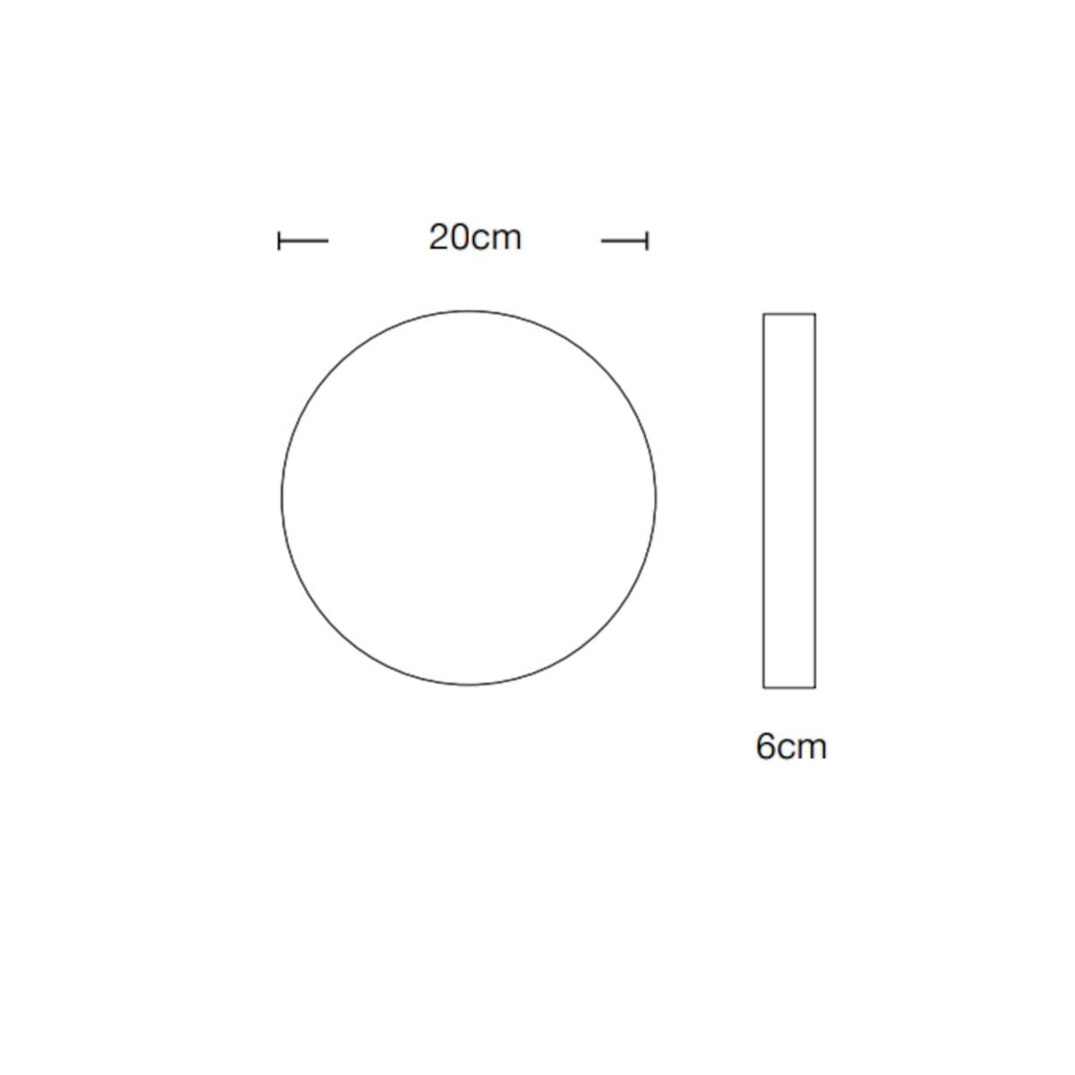 Plafoniera moderna Lampadari Bartalini OILAP R 20 LED CCT IP65 policarbonato - 3