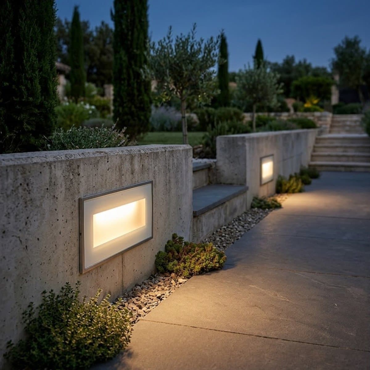 Segnapasso incasso Lampadari Bartalini PETS GLASS 506 CCT LED IP65 metallo vetro - 3