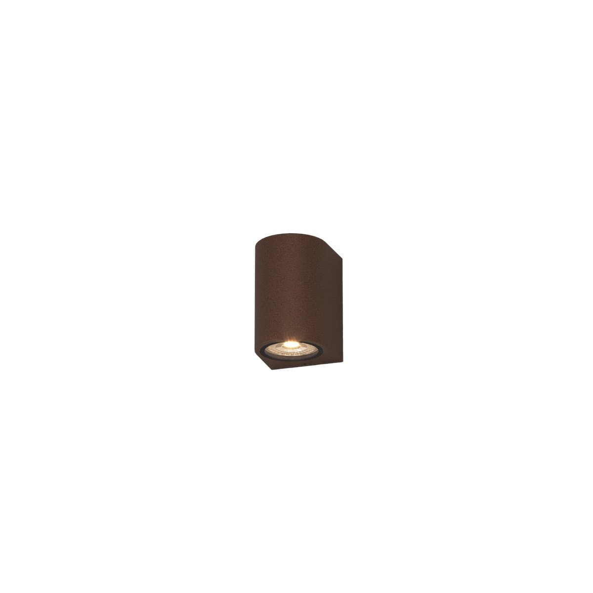 Applique monoemissione Top Light LIONE AP GU10 LED IP65 alluminio vetro - 20