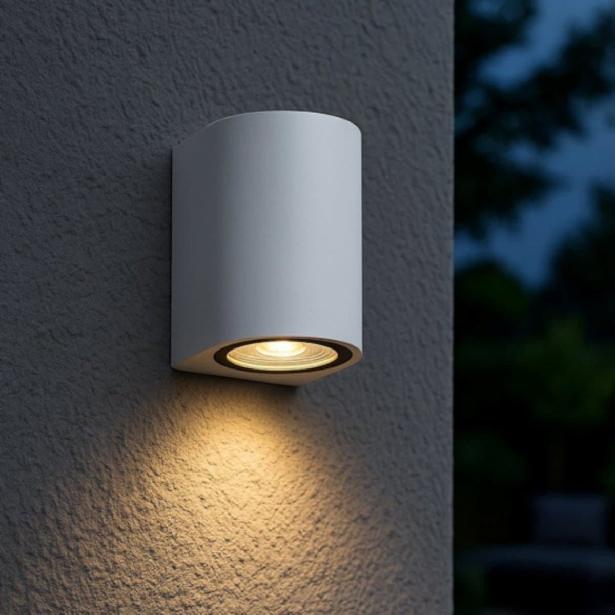 Applique monoemissione Top Light LIONE AP GU10 LED IP65 alluminio vetro - 3