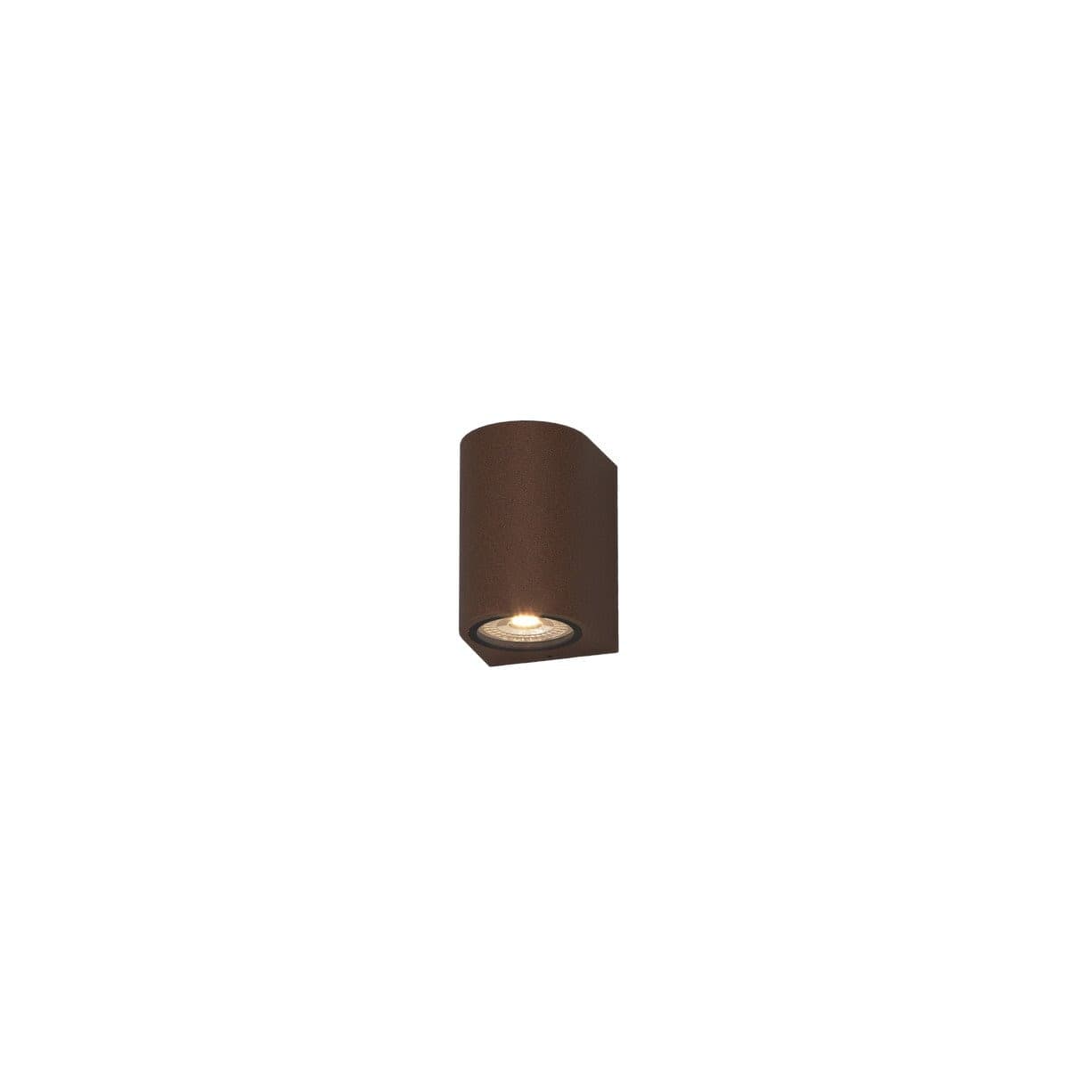 Applique monoemissione Top Light LIONE AP GU10 LED IP65 alluminio vetro - 8