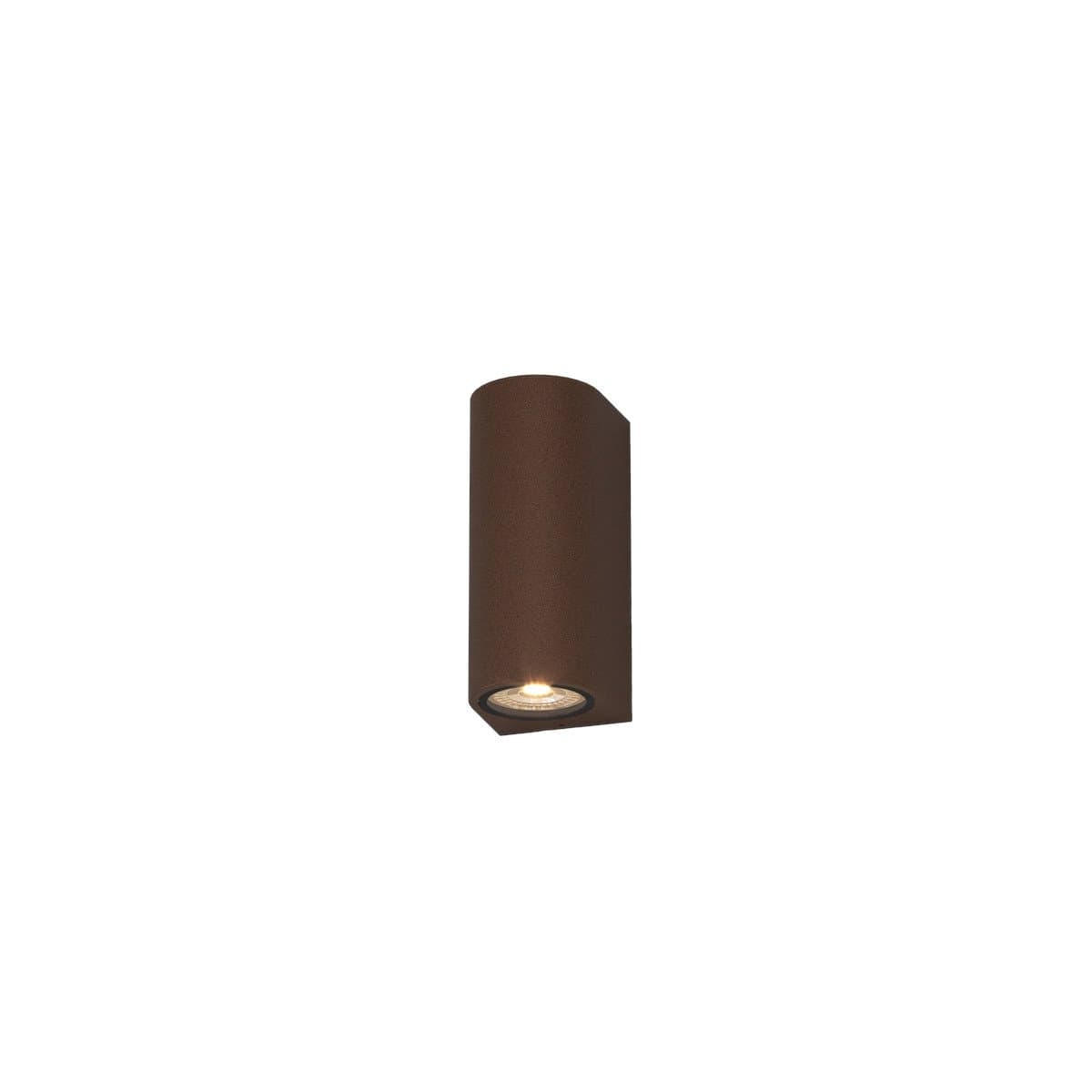 Applique biemissione Top Light LIONE AG GU10 LED IP65 alluminio vetro - 20