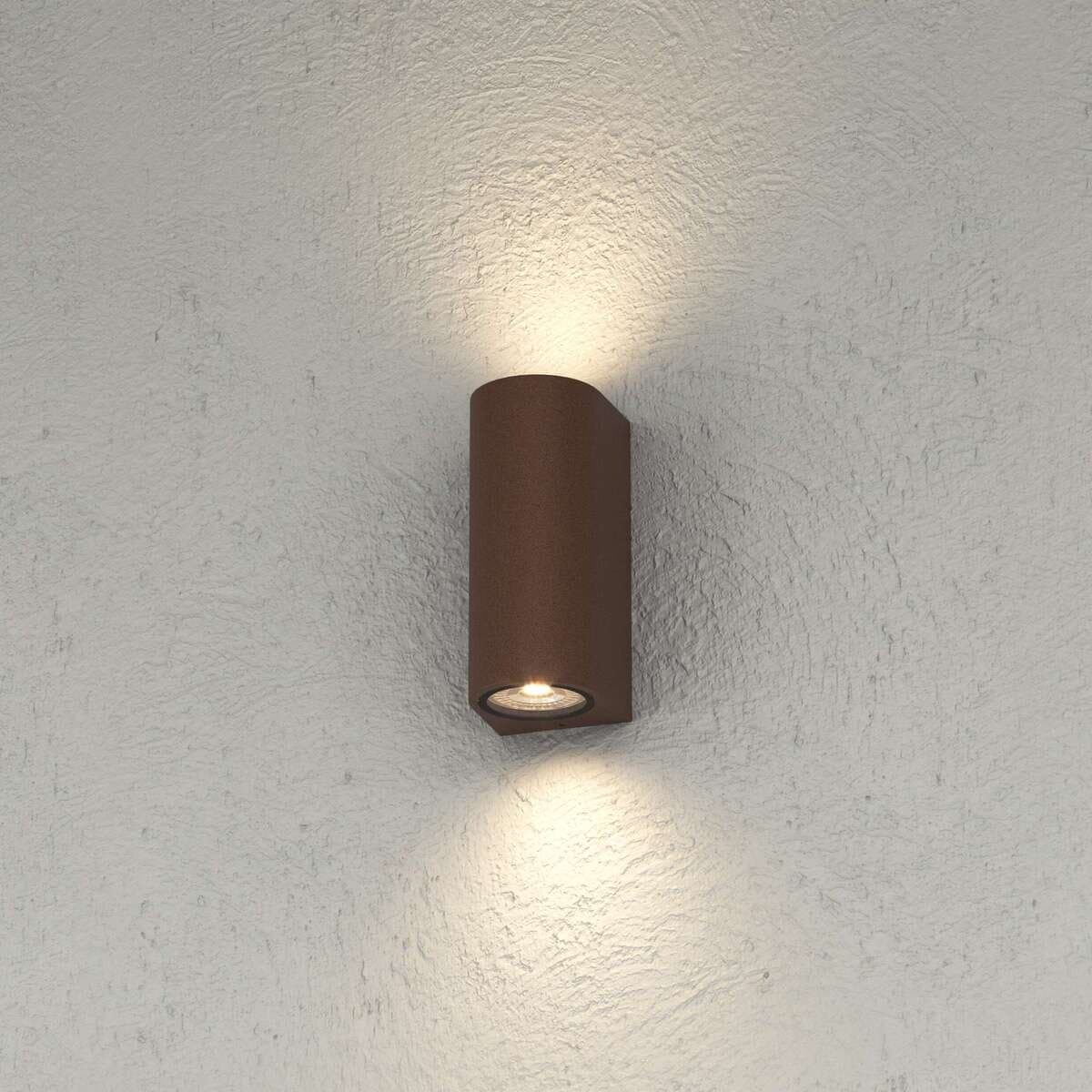 Applique biemissione Top Light LIONE AG GU10 LED IP65 alluminio vetro - 11
