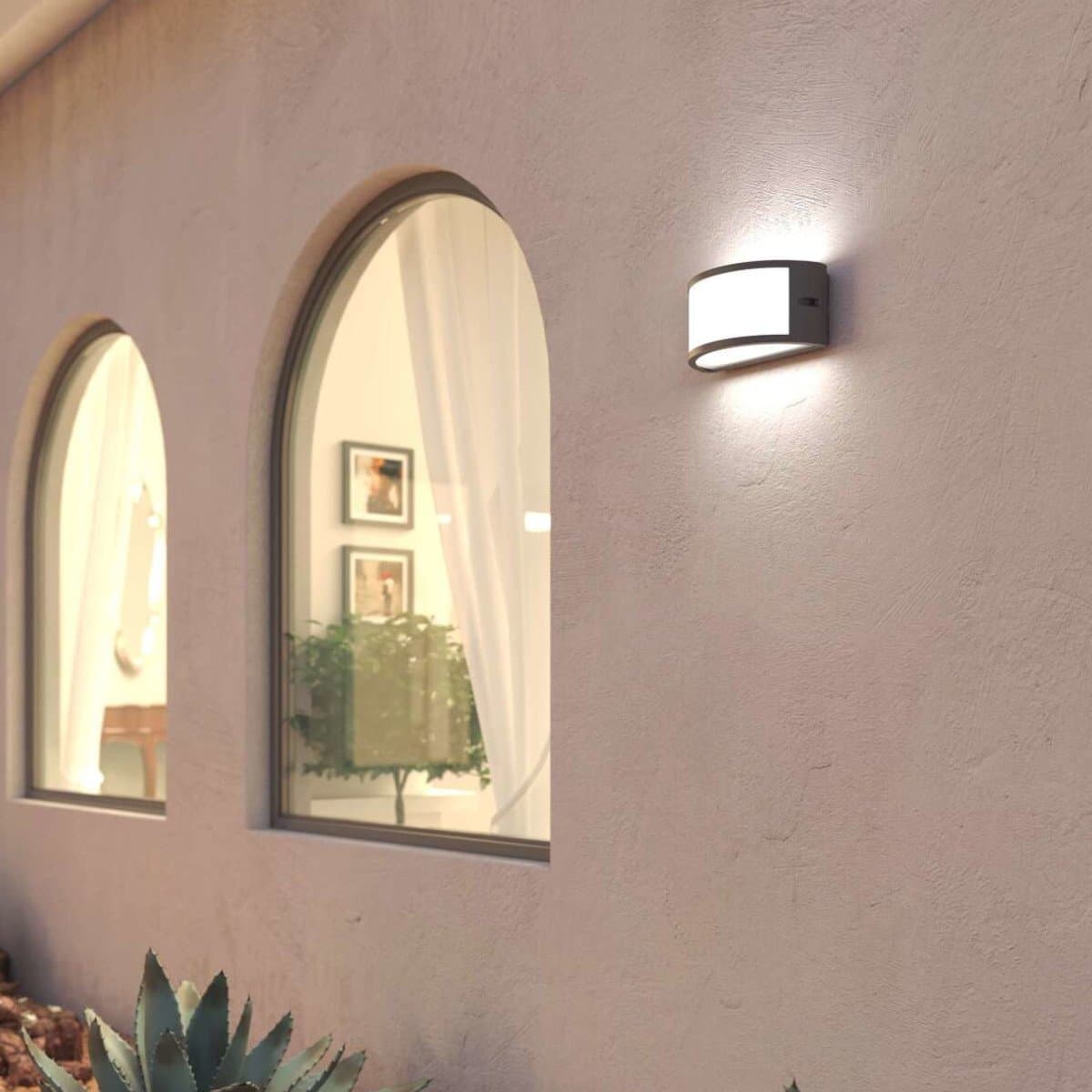 Applique moderno Top Light CAIRO GX53 LED IP54 alluminio policarbonato - 3