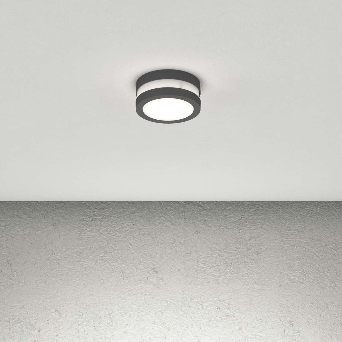 Plafoniera moderna Top Light SOHO 14 GX53 LED IP54 alluminio policarbonato - 2