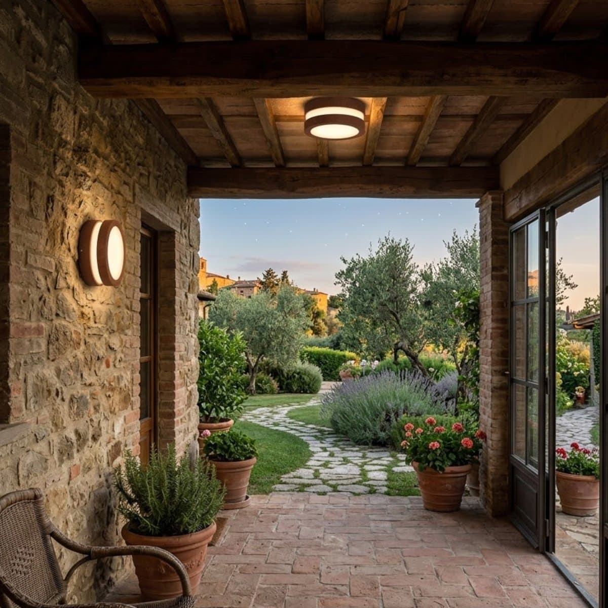 Plafoniera classica Top Light SOHO 14 CO GX53 LED IP54 alluminio policarbonato - 3