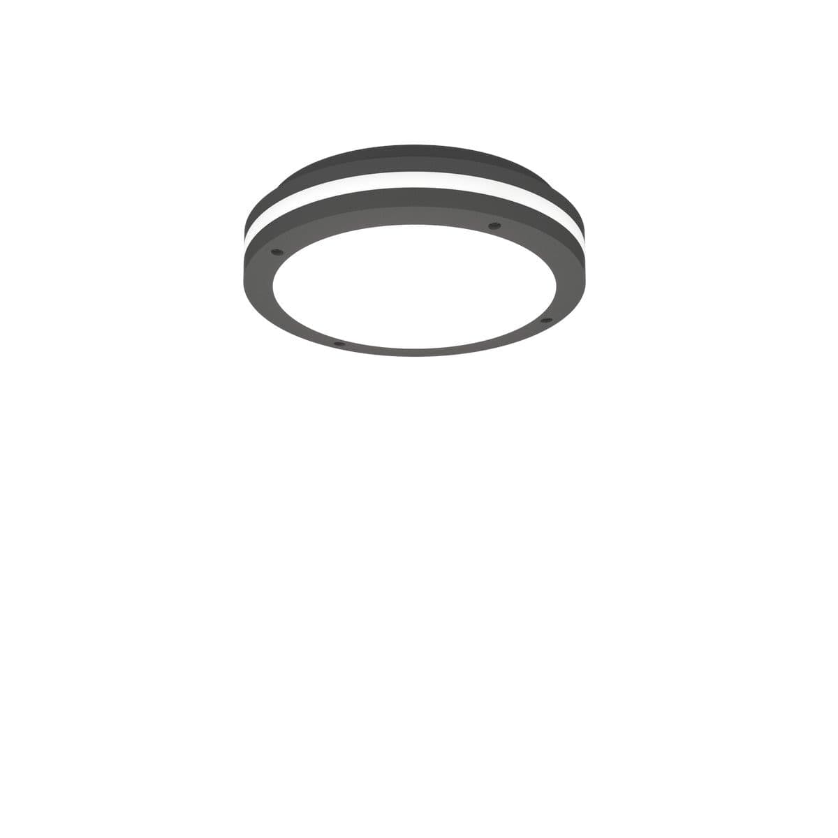 Plafoniera moderna Top Light SOHO 30 GX53 LED IP54 alluminio policarbonato - 4